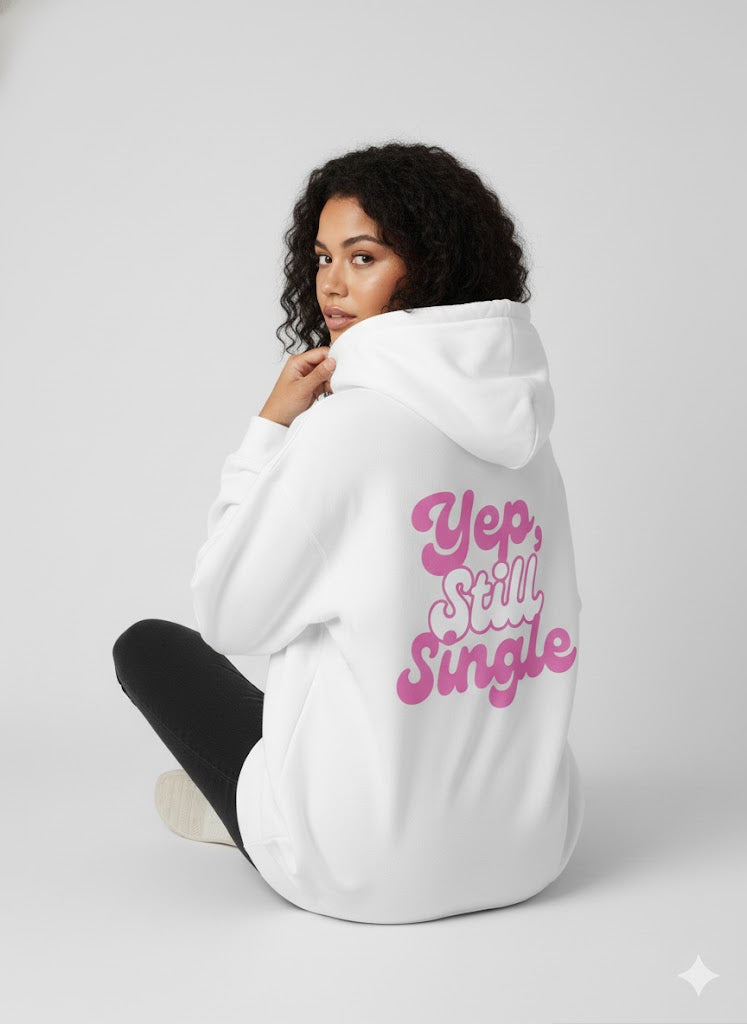 Elyair's roovy 'Yep, Single' Oversized Hoodie
