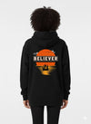 Elyair's Beliver Black Female Hoodie