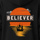 Elyair's Beliver Black Female Hoodie