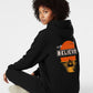 Elyair's Beliver Black Female Hoodie