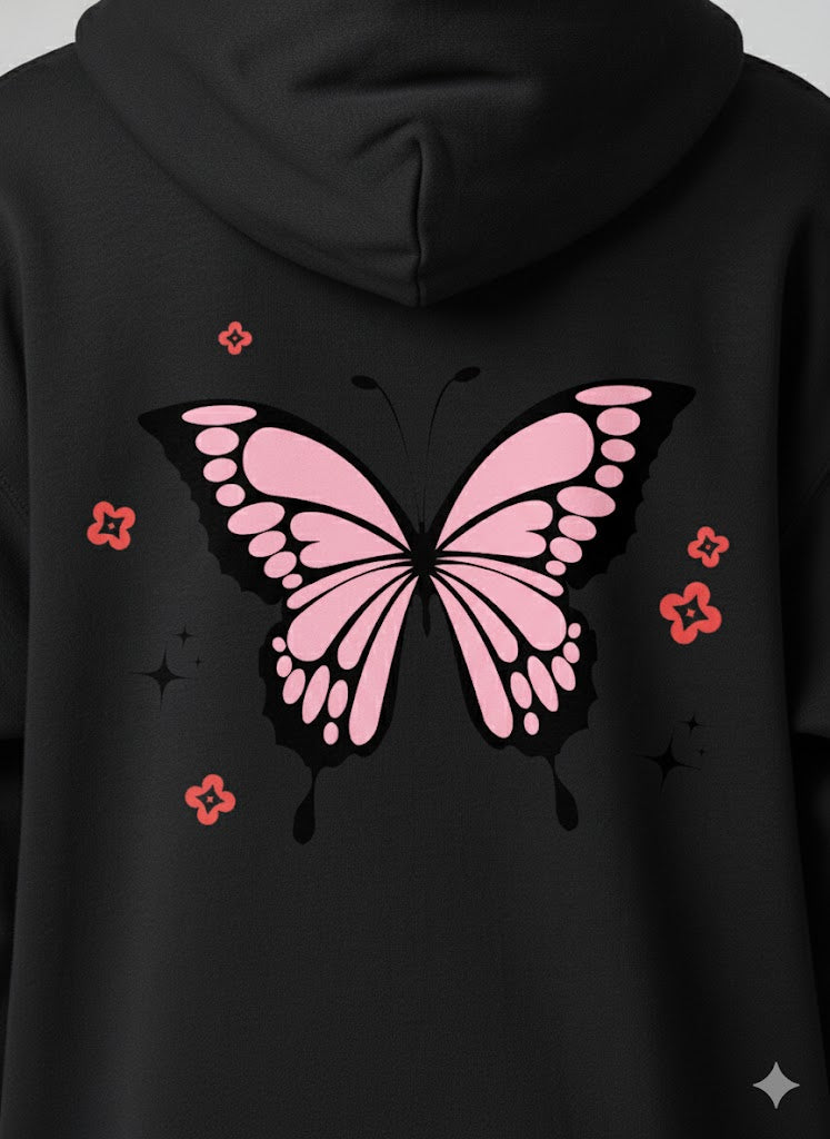 Elyair's Nova Butterfly Oversize Hoodie For Female