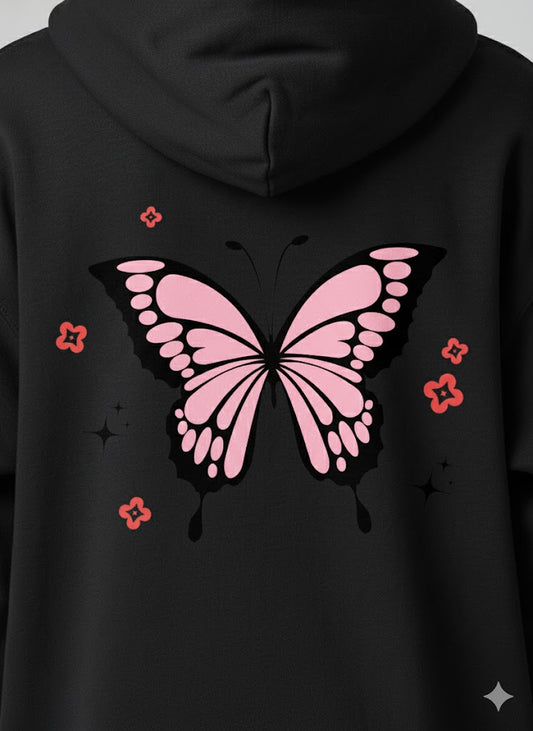Elyair's Nova Butterfly Oversize Hoodie For Female