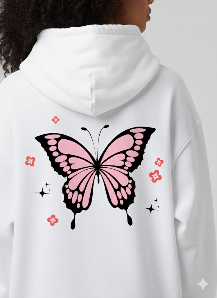 Elyair's Nova Butterfly Oversize Hoodie For Female