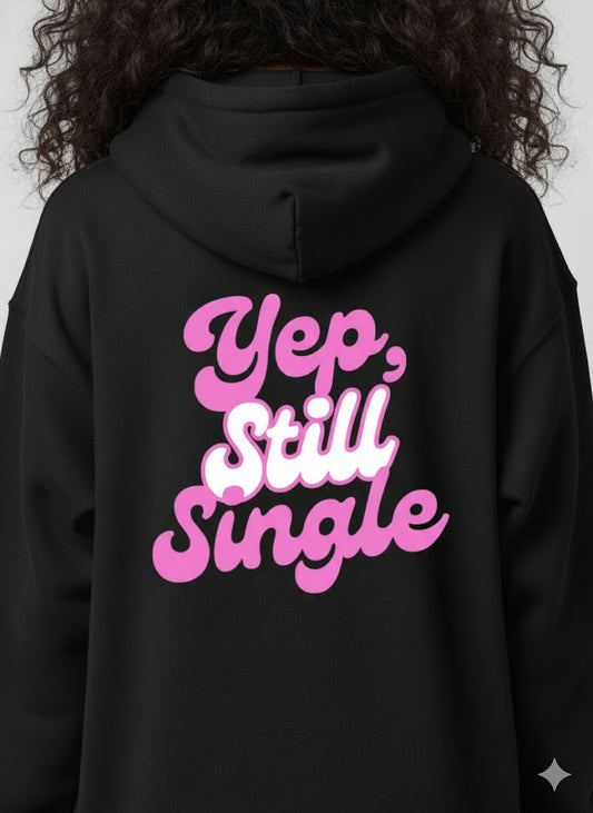 Elyair's roovy 'Yep, Single' Oversized Hoodie