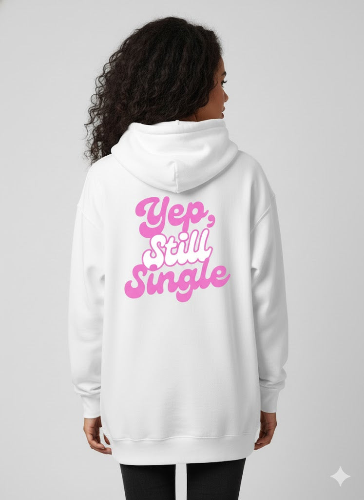 Elyair's roovy 'Yep, Single' Oversized Hoodie