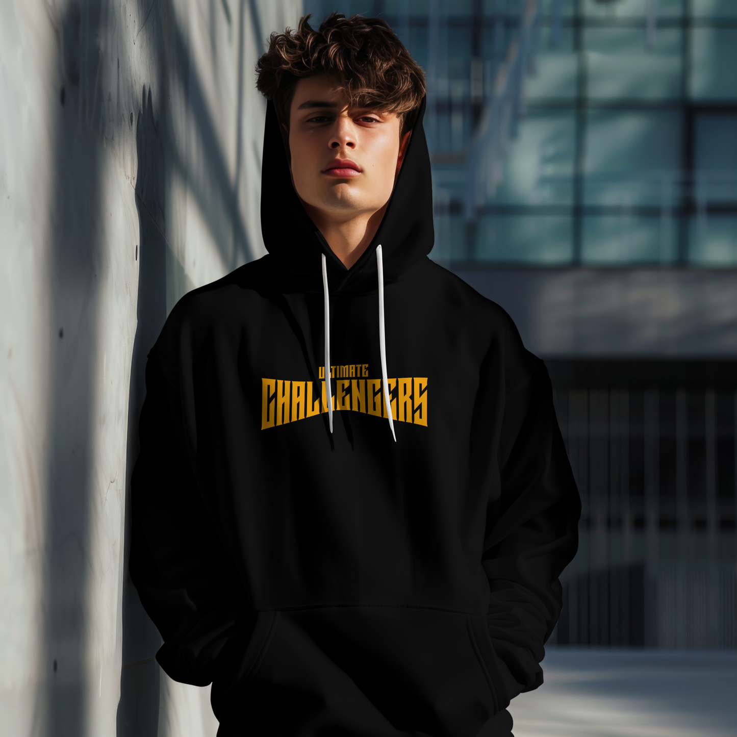 Elyair's Ultimate Challengers Oversize Drop Shoulder Unisex Hoodie