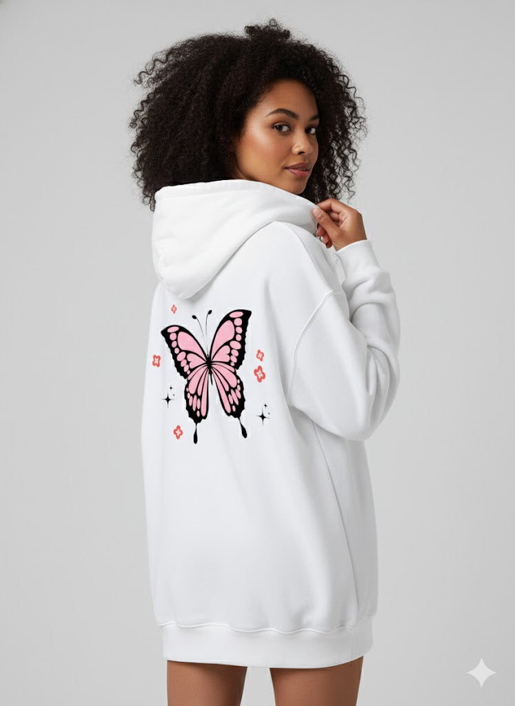 Elyair's Nova Butterfly Oversize Hoodie For Female