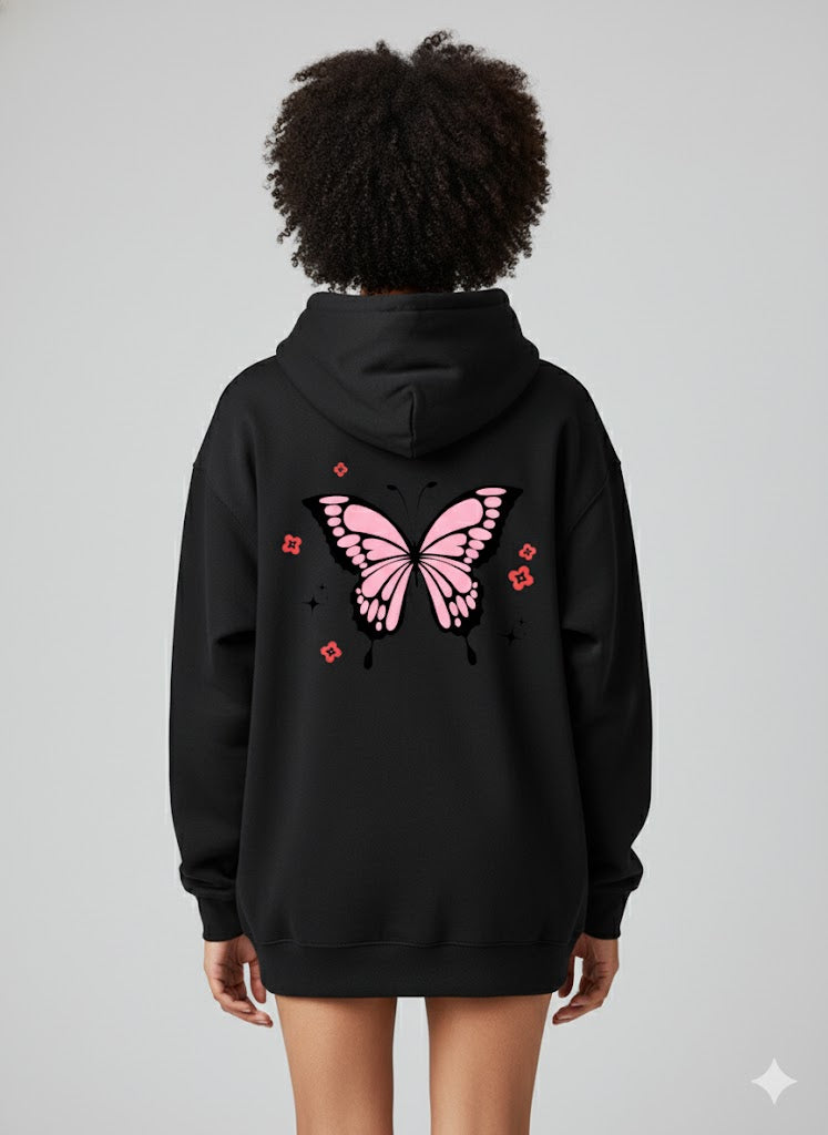 Elyair's Nova Butterfly Oversize Hoodie For Female