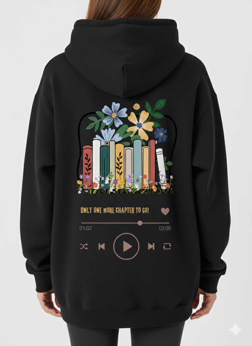 Elyair - Floral Over Sized Female Hoodie