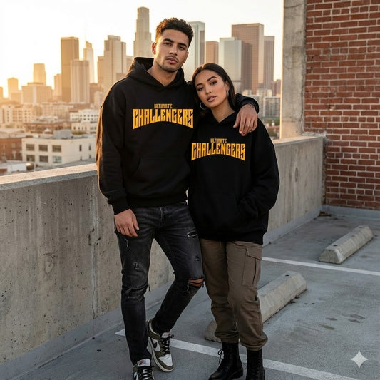 Elyair's Ultimate Challengers Oversize Drop Shoulder Unisex Hoodie